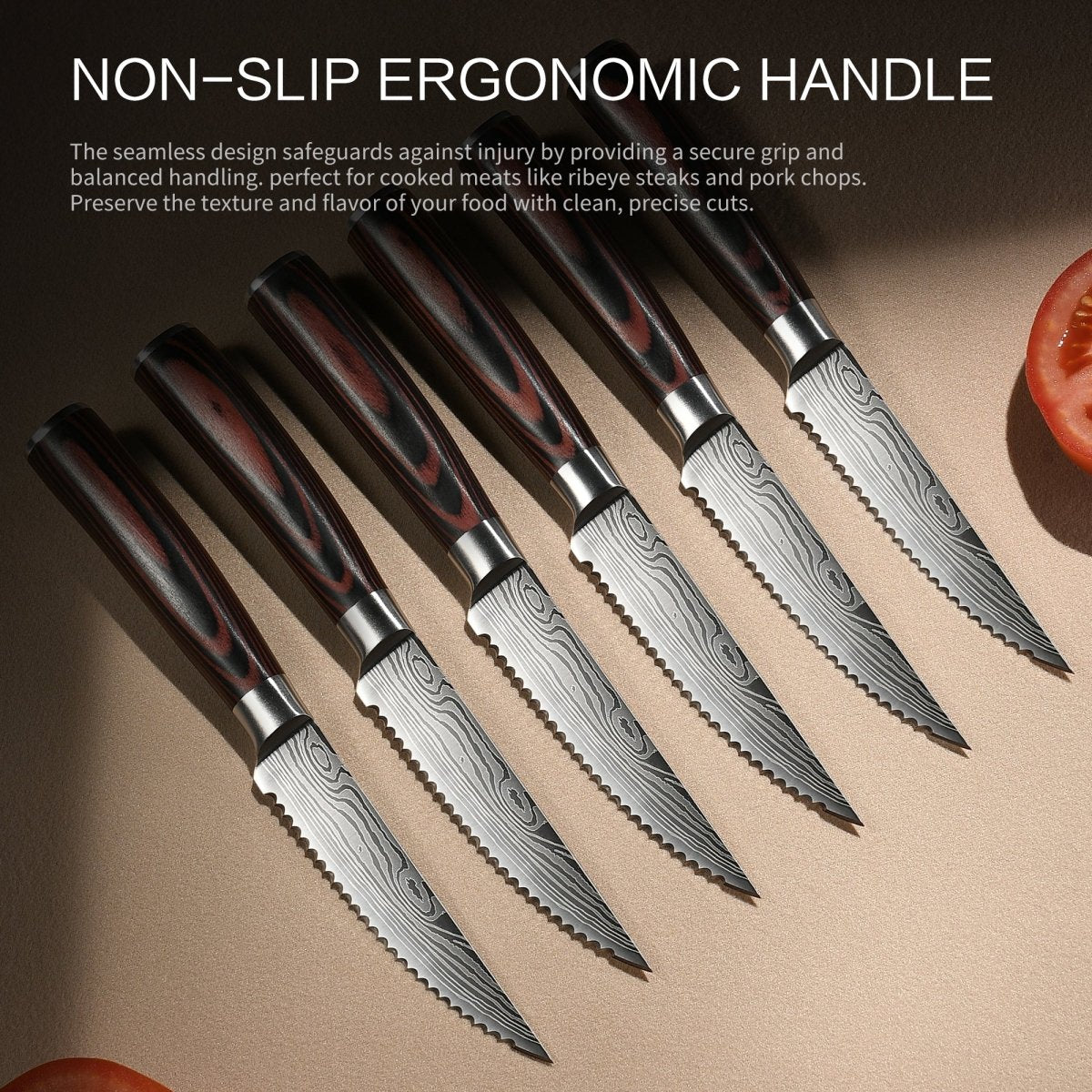 OSERM 6 - Piece Steak Knife Set