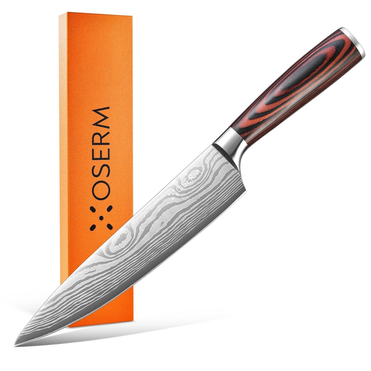 OSERM Japanese Chef Knife - 8" High Carbon Steel